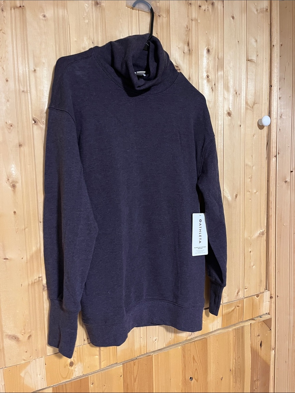 Athleta Navy Turtleneck Sweater
